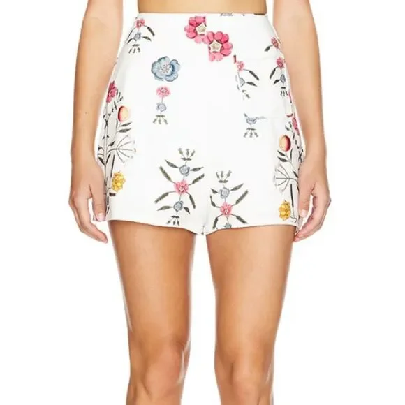Sancia • The Sastria Shorts in Dahlia Floral - Picture 3 of 8